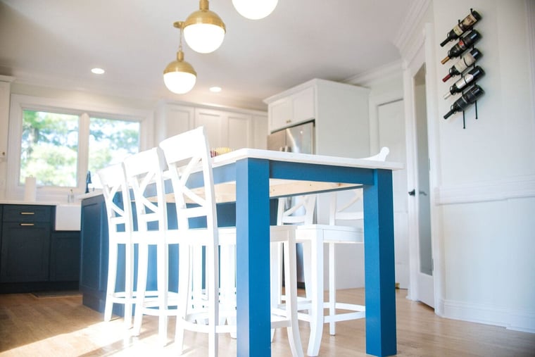 Granger Indiana Two-Toned Kitchen Remodel