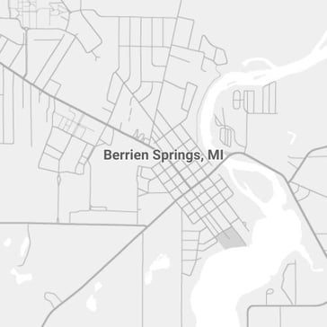 Berrien Springs Michigan Map