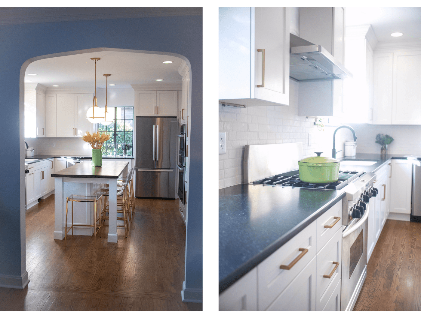 Cedar Street Kitchen Entry & Counter Space