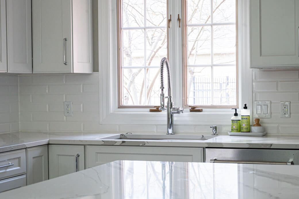 Project Spotlight: South Bend Gourmet Kitchen Chrome Plumbing Fixtures