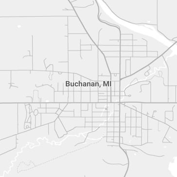 Buchanan Michigan Map