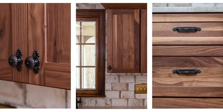 Custom shaker-style oak cabinets in Granger, IN kitchen remodel