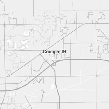 Granger Indiana Map