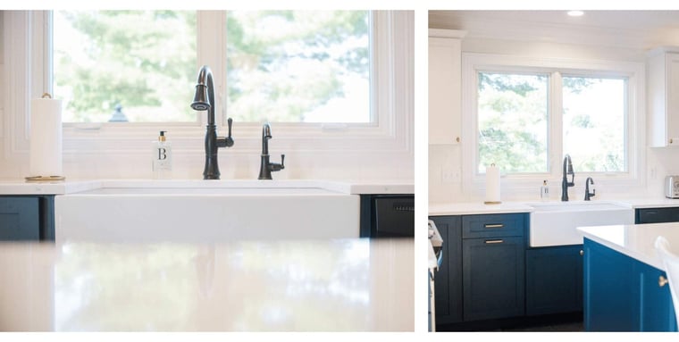 Granger Indiana Two-Toned Kitchen Remodel
