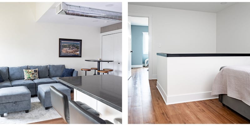 Condo remodel with loft second-story by Peacock & Company