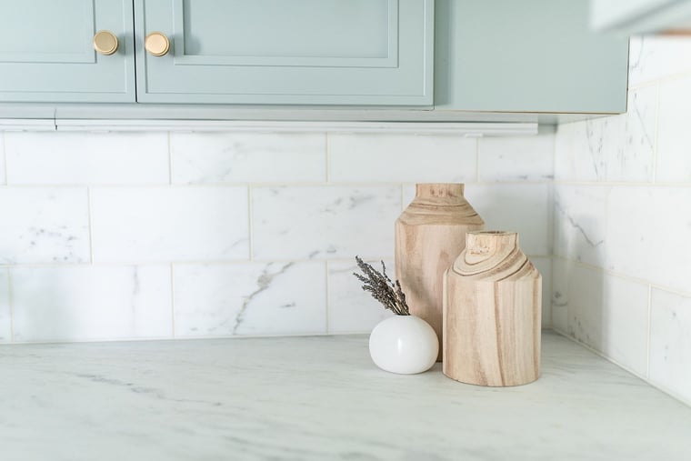 Granger Mudroom Addition - Marble Countertop