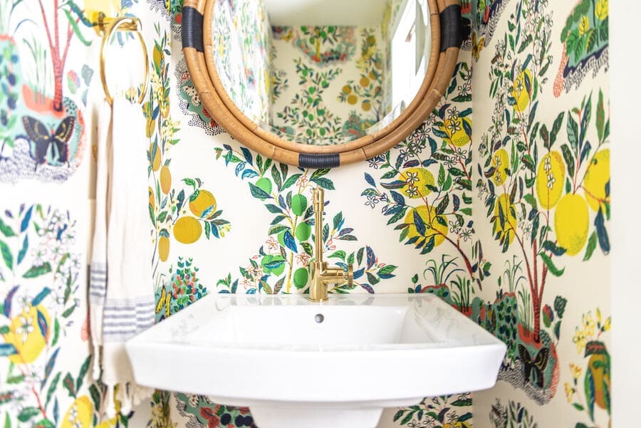 Powder Room Wallpaper
