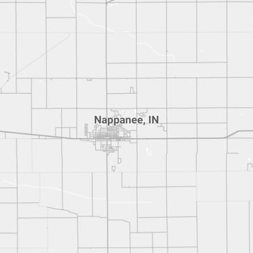 Nappannee Indiana Map