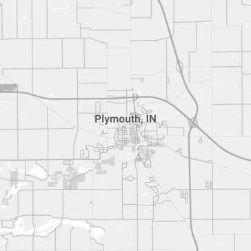 Plymouth Indiana Map