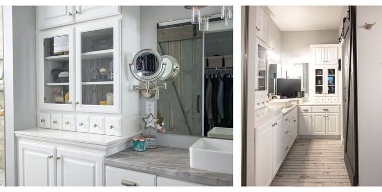 Project Spotlight - Calm & Neutral Owner's Suite Bathroom