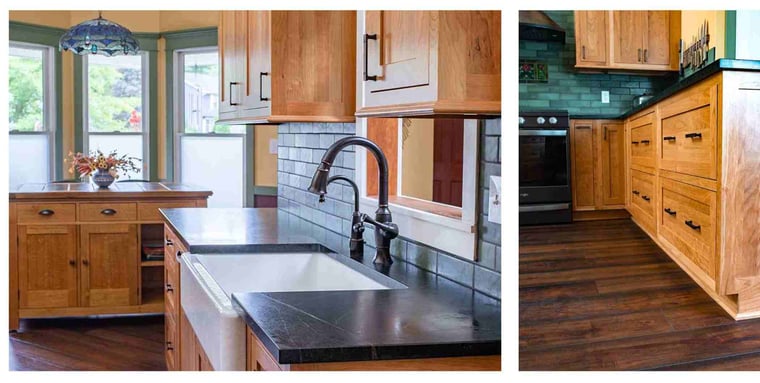 South Bend Kitchen Remodel wIth Soapstone Countertops