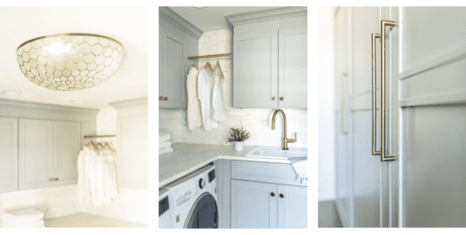 Granger Mudroom Addition - Brass Fixtures