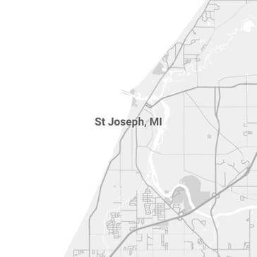 St Joseph Michigan Map