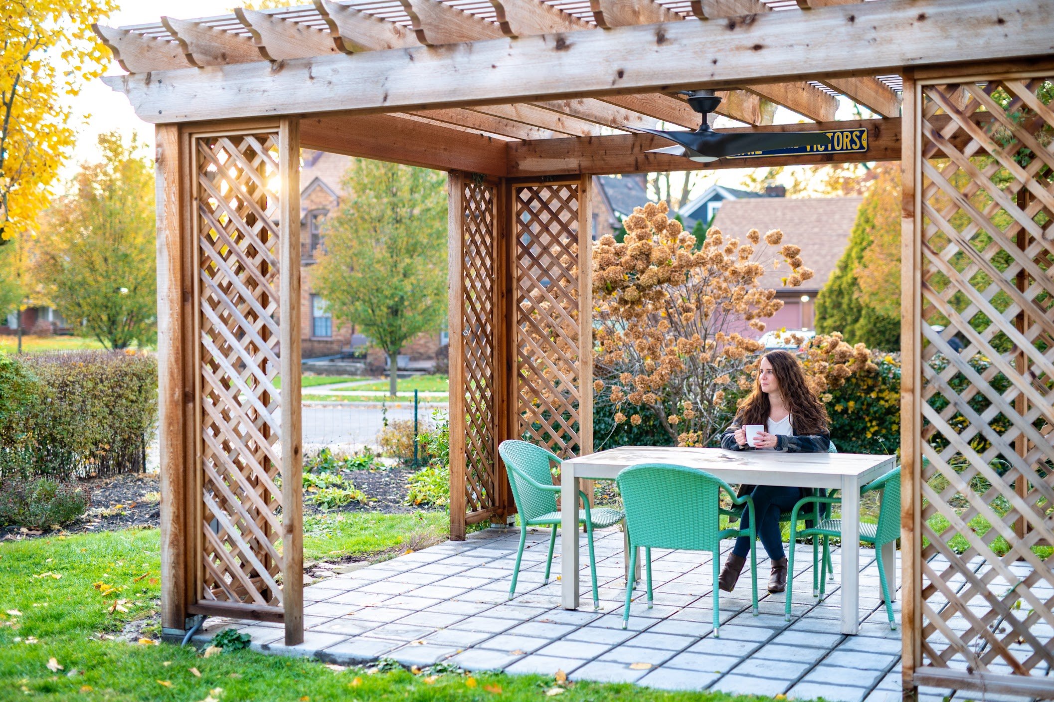 Wayne St Pergola-27