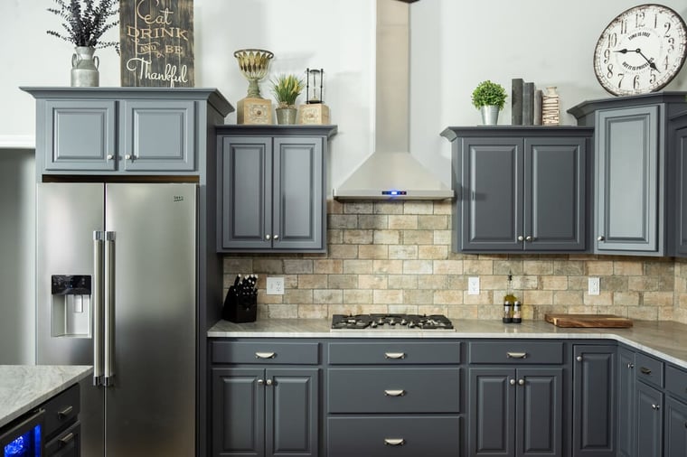 Project Spotlight - Smith Kitchen With Moody Gray Cabinets