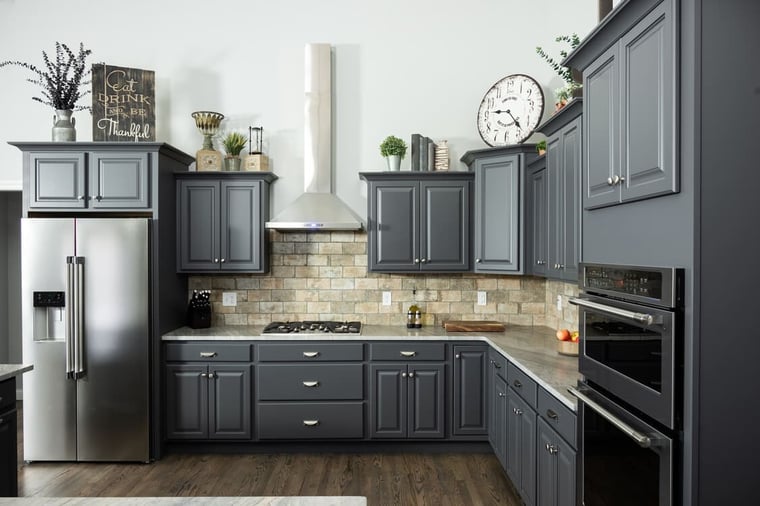 Project Spotlight - Smith Kitchen With Slate Gray Cabinetry
