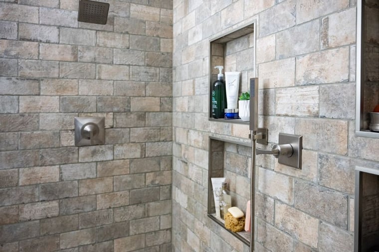 Project Spotlight - Calm & Neutral Owner's Suite Bathroom