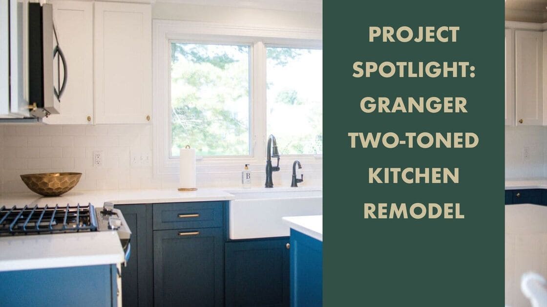 Project Spotlight: Granger Indiana Two-Toned Kitchen Remodel